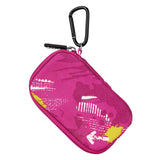 Geekria Shield Pouch for Earbuds / Headphone Organizer Bag / Universal Headphone Protective Pouch / Pocket Earphone Case / Coin Purse Change Holder / Portable Travel Bag (Pink)