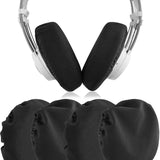 Geekria 2 Pairs Flex Fabric Headphones Ear Covers - Product Safety Certified - Washable & Stretchable Earcup Protectors for Large Over-Ear Headsets, Sweat Pads for Gaming (Size L / Black)