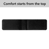 Geekria Velour Headband Pad Compatible with Sennheiser HD 490 Pro Headphones Replacement Band, Headset Head Top Cushion Cover Repair Part (Black)