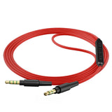 Geekria Audio Cable with Mic Compatible with Sony WH-1000XM6/1000XM5/1000X4, XB920N/XB910N, MDR-XB950BT Headphones, 3.5mm Replacement Stereo Cord with Inline Microphone (4 ft/1.2 m)