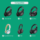 Geekria Audio Cable with Mic Compatible with Bose SoundTrue II, SoundLink II Headphones Cable, 2.5mm to 3.5mm Replacement Stereo Cord with Inline Microphone and Volume Control (4 ft/1.2 m)