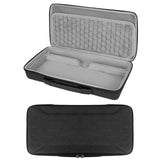 Geekria 65% Keyboard Hard Shell Case, Compatible with Razer Huntsman V3 Pro Mini, ASUS ROG Falchion Ace HFX 65%, Keychron Q2/ Q2 Pro/ V2, Travel Carrying Bag for 68 Keys Keyboard (Dark Gray)