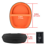 Geekria Shield Headphones Case Compatible with Bose QC Ultra II, QC Ultra/45/35 Gaming/35II, Replacement Protective Hard Shell Travel Carrying Bag with Cable Storage (Black)