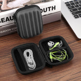 Geekria Shield Headphones Case for In-Ear Earphones, Replacement Hard Shell Travel Carrying Bag with Cable Storage, Compatible with Sony, JVC, JBL, Beats, Audio-Technica Headsets (2 Packs/Grey)