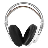 Geekria 2 Pairs Flex Fabric Headphones Ear Covers - Product Safety Certified - Washable & Stretchable Earcup Protectors for Large Over-Ear Headsets, Sweat Pads for Gaming (Size L / Black)