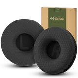 Geekria Comfort Mesh Fabric Replacement Ear Pads for JBL JR300, JR300BT, T450BT, T500BT, Tune 500, Tune 500BT, Tune 510BT, Tune 520BT Headphones, Ear Cushions (Black)