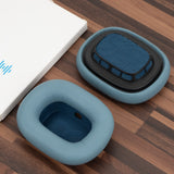 Geekria Elite Sheepskin Replacement Ear Pads Compatible with Apple AirPods Max (A2096)/Max 2 (A3184) Headphones Ear Cushions, Repair Parts (Blue)