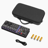 Geekria Hard Shell Travel Case Compatible with Zoom LiveTrak L6max / L6max Digital Mixer, Audio Mixer Carrying Bag (Dark Gray)