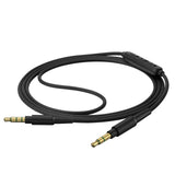 Geekria Audio Cable with Mic Compatible with Skullcandy Hesh Evo Hesh 3 Crusher Evo, 3.5mm Aux Replacement Stereo Cord with Inline Microphone and Volume Control (4 ft/1.2 m)