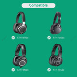 Geekria Audio Cable Compatible with ATH-M70x/M60x/M50x/M40x Headphones, 2.5mm Aux Replacement Stereo Cord (4 ft/1.2 m)