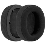 Geekria Mesh Fabric Replacement Ear Pads Compatible with Sony INZONE H7 (WH-G700), INZONE H9 (WH-G900N) Headphones Ear Cushions, Repair Parts (Black)