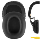 Geekria QuickFit Replacement Ear Pads for Marshall Monitor (First Gen) Headphones Ear Cushions, Headset Earpads, Ear Cups Cover Repair Parts (Black)