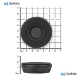 Geekria Replacement Ear Pads for Jabra Engage 55/ 65/ 75 (Mono Version) Headphones Ear Cushions, Repair Parts (Do Not Fit Engage 50, Engage 55/65/75 Stereo Version) (Black)