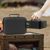 Geekria Hard Shell Travel Case Compatible with ONOAYO ONO3Pro, Lisowod L61Pro, Outdoor 4K Projector Carrying Bag (Dark Grey)
