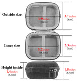 Geekria Shield Earbuds Case Compatible with Bose QuietComfort Ultra (2nd Gen), New QC True Wireless Earbuds, Replacement Hard Shell Travel Carrying Bag with Carabiner Clip (Dark Grey)