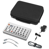 Geekria Audio Interface Carrying Case, Compatible Elektron Model Samples / Model Cycles, EVA Hard Shell Portable Travel Bag (Dark Gray)
