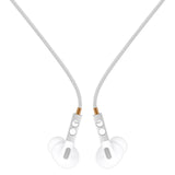 Geekria Wireless Earphone Magnetic Anti-Lost Strap Accessories, Super Tape, Sports Braided Neck Strap, Lanyard, Compatible with Airpods Pro/2/1 (White)