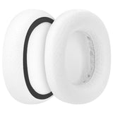 Geekria Comfort Mesh Fabric Replacement Ear Pads for SteelSeries Arctis Nova Pro Wired/ Nova1/ 1P/ 1X/ Nova3/ 3P/ 3X/ Nova4/ 4P/ Nova5/ 5P/ 5X/ Nova7/ 7P/ 7X Headphones, Ear Cushions (White)