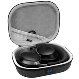 Geekria Shield Headphones Case Compatible with Bose QC Ultra II, QC Ultra/45 II/35 II Gaming Headset, Replacement Hard Shell Travel Carrying Bag with Cable Storage (Dark Grey)