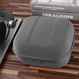 Geekria Shield Case for Large-Sized Over-Ear Headphones, Replacement Hard Shell Travel Carrying Bag with Cable Storage, Compatible with HiFiMAN Edition XS, Sundara-C Headsets (Microfiber Grey)