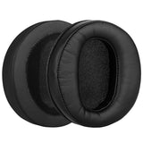 Geekria QuickFit Protein Leather Replacement Ear Pads for DENON AH-D2000, D5000, D5200, D7000, D7200, D9200 Headphones Ear Cushions, Headset Earpads, Ear Cups Cover Repair Parts (Black)