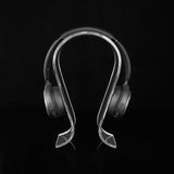 Geekria Clear Omega Headphone Stand for On-Ear Headphone, Gaming Headset Stand, Desk Display Hanger, Compatible with Bose, Marshall, Jabra, JBL, ATH, Sony, AKG, Sennheiser Headset (Clear)