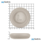 Geekria Elite Sheepskin Replacement Ear Pads Compatible with B&O Beoplay HX / H9 3rd Gen (Not for H9/H7), Soft & Comfortable Replacement Earpads, Easy to Install (Gold)