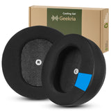 Geekria Sport Cooling Gel Replacement Ear Pads Compatible with Audeze Maxwell Wireless Headphones, Smooth Ice Silk Fabric Earpads and Ear Cushions Repair Parts (Black)