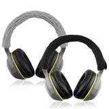 Geekria 2 PCS Knit Fabric Headband Pad Compatible with Bose, AKG, Sennheiser, Sony Headphones, Replacement Band Repair Part (Black + Gray)