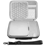 Geekria Mini PC Hard Shell Travel Case, Compatible with Apple 2020 / 2023 Mac Mini M2 M1 Chip Computer Carrying Bag (Dark Gray)