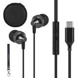 Geekria Gaming Headphones, USB-C In-Ear Wired Earbuds with Mic & Volume Control, Noise-Isolating Stereo Sound, Compatible with Phone, PC, Tablet, Switch & Gaming Devices (1.2m/3.9ft)