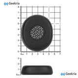 Geekria QuickFit Replacement Ear Pads Compatible with Jabra Evolve 10 Wired Headphones Ear Cushions (Black)