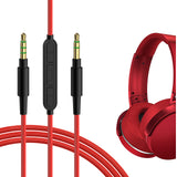 Geekria Audio Cable with Mic Compatible with Sony WH-1000XM6/1000XM5/1000X4, XB920N/XB910N, MDR-XB950BT Headphones, 3.5mm Replacement Stereo Cord with Inline Microphone (4 ft/1.2 m)