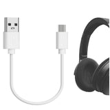 Geekria Micro-USB Headphones Short Charger Cable Compatible with Headphones, Android Phones, Tablets, USB to Micro-USB Replacement Power Charging Cord (1ft / 30cm)