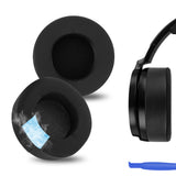 Geekria Sport Cooling-Gel Replacement Ear Pads for Corsair Virtuoso PRO Wired (CA-9011370-NA) Headphones Ear Cushions, Repair Parts (Black)