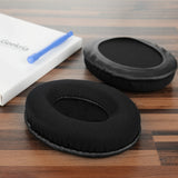 Geekria Comfort Mesh Fabric Replacement Ear Pads for Turtle Beach Ear Force XP500, XP400, XP300, XO FOUR, XO THREE, XO ONE Gaming Headphones Ear Cushions, Ear Cups Cover Repair Parts (Black)