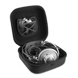 Geekria Shield Headphones Case Compatible with AKG K701, K702, Q701, K712, K601, K240, K242, K271, Replacement Hard Shell Travel Carrying Bag with Cable Storage (Dark Grey)