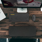 Geekria Hard Travel Carrying Case, Compatible with Logitech K380s/K380 + M355/M350s, Keyboard and Pebble Mouse Combo Protective Travel Bag (Dark Gray)