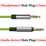Geekria Audio Cable Compatible with Bose QuietComfort Ultra, QuietComfort SE/45/35 II/35/25 Headphones Cable, 1/8" (3.5mm) to 2.5mm Replacement Stereo Cord (4 ft / 1.2 m)