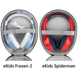 Geekria Shield Kids Headphones Case for Children Headphones, Replacement Hard Shell Travel Carrying Bag, Compatible with eKids Minecraft, Spiderman Wireless, HyperX Cloud Mini (Black)