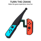 Geekria Fishing Rod Compatible with Nintendo Switch Controller, Fishing Game Kit Accessories for Switch / OLED, Works with Bass Pro Shops, The Strike Championship Edition, Legendary Fishing