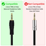 Geekria 6.35mm Stereo Male to 2.5mm (4-Pole TRRS) Balanced Female Headphone Adapter, Compatible with 2.5mm TRRS Balanced Headphone Cables, Gold-Plated Aluminum Alloy