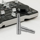Geekria for Creators XLR Male to 1/4 Inch (6.35mm) TRS Female Microphone Cable Adapter, Compatible with Shure MV7, SM58, SM57, PGA58, FIFINE K688, Behringer xm8500 Mic Cord Plug (Silver, 2 Pack)