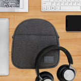 Geekria Headphones Pouch Compatible with Sennheiser PXC 550, Bose QC Ultra/45/35 Series II, Soundcore Q11i, Replacement Protective Travel Carrying Bag with Cable Storage (Grey)