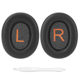 Geekria Replacement Ear Pads for QCY H3/ H3 Lite, TOZO HT2 Headphones Ear Cushions, Repair Parts (Black)
