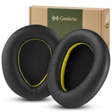 Geekria Replacement Ear Pads for AKG K371, K361, K361BT, K371BT Headphones Ear Cushions, Repair Parts (Black)