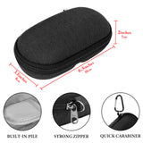 Geekria Shield Smart Glasses Case Compatible with Bose Frames Audio / Frames Tenor / Frames Soprano Bluetooth Sunglasses, Hard Shell Protective AR Glasses Carrying Case, Replacement Travel Bag