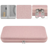 Geekria Keyboard Carrying Case, Compatible with Logitech MK470 Slim / K585 / K580 Keyboard and Mouse Combo, Hard Shell Protective Travel Bag (Pink)