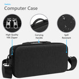 Geekria Desktop Computer Hard Travel Case, Compatible with Apple 2024 Mac Mini M4 / Mac Mini Pro, Fit for Magic Keyboard, Mouse, Trackpad and Accessories (Dark Gray)