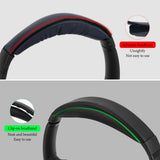 Geekria Protein Leather Headband Pad Compatible with Bose SoundLink AE2, QC25 (Do Not Fit Bose AE2) Headphones, Replacement Band Repair Part (Black)